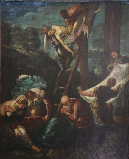 Jacopo Tintoretto The descent from the Cross Germany oil painting art